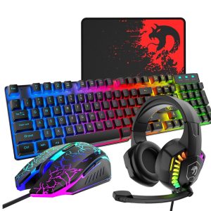 TECLADO+MOUSE+AURICULAR K110 KARLER BASS