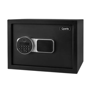 CAJA SEGURIDAD QUANTA QTCFB16 BIOMETRICO COFRE ELE
