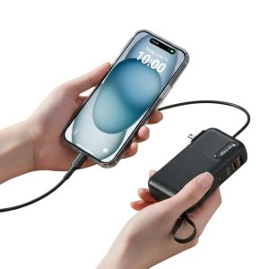 CARGADOR PORTATIL G-TIDE 10000MAH TRAVELER 1 LED