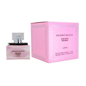 LATTAFA DECADENT DELIGHTS ROSE PETAL MACARON 50ML/8214