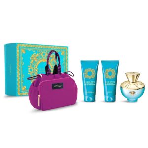 VERSACE DYLAN TURQUOISE TRAVEL SET 100ML+50ML POUR FEMME/8606