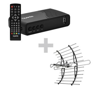 COMBO ANTENA+CONVERSOR BK-ANT184-EX+QTCTV1130