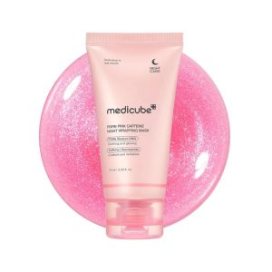 MEDICUBE PDRN PINK CAFFEINE NIGHT 75ML/4774 WRAPPING MASK