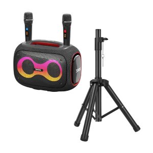 SPEAKER JOOG PAIR 1000/2MICROFONOS/130W/TRIPODE