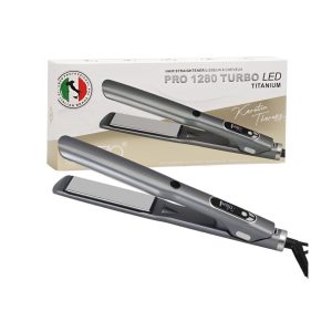 PLANCHITA ENZO EN-3225 PRO 1280 TURBO LED TITANIUM
